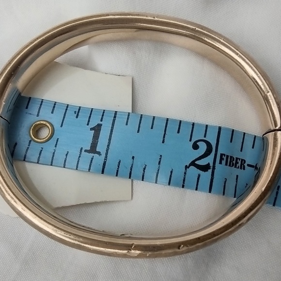 Antique Monogrammed HEJ Floral Golden Cuff Hinged Bracelet By A & Z  1/10 Gold - Picture 5 of 11